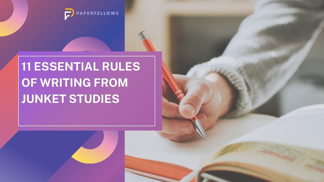 11 rules of writing by junket studies